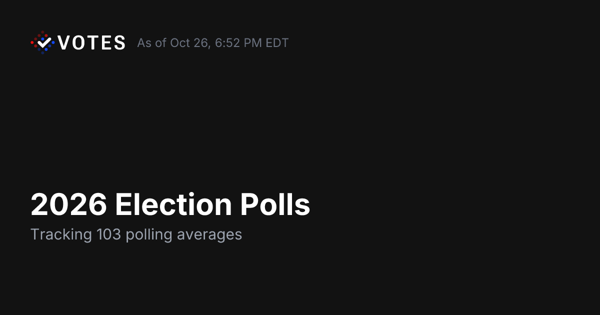 2026 Election Polls | DDHQ