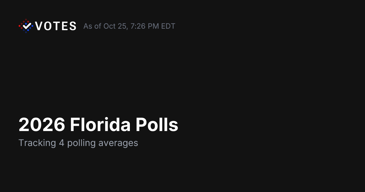 2026 Florida Polls | DDHQ