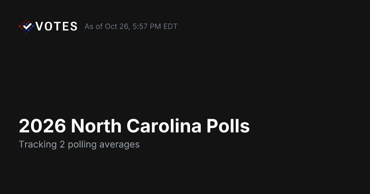 2026 North Carolina Polls | DDHQ