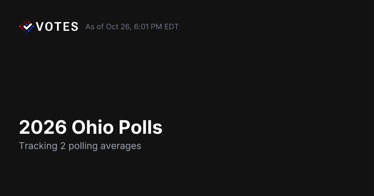 2026 Ohio Polls | DDHQ