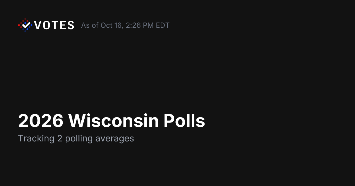 2026 Wisconsin Polls | DDHQ