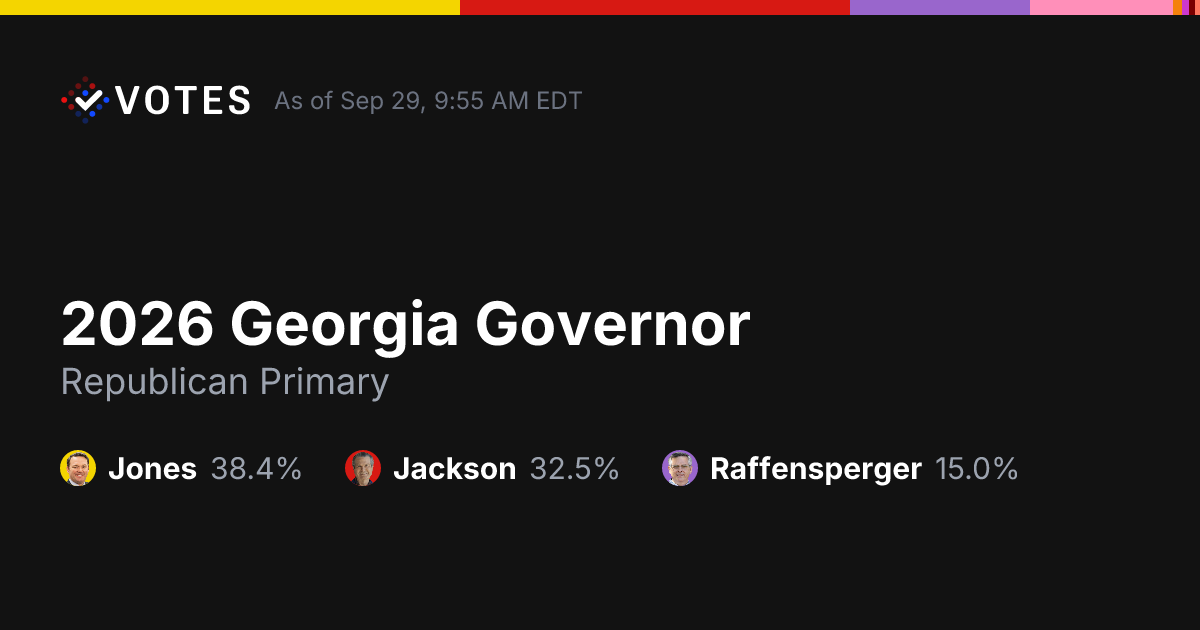 2026 Georgia Governor | Live Election Results