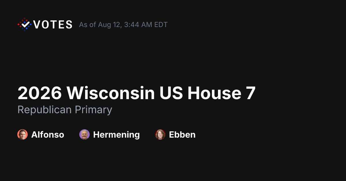 2026 Wisconsin US House 7 Primary Election Results