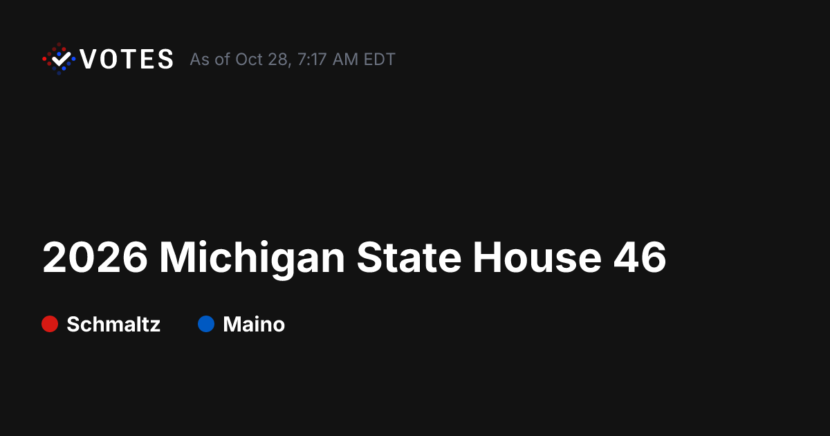2026 Michigan State House 46 General Election Results | DDHQ