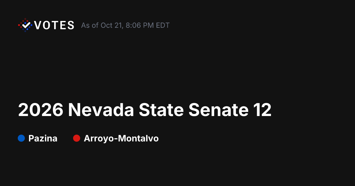 2026 Nevada State Senate 12 General Election Results | DDHQ